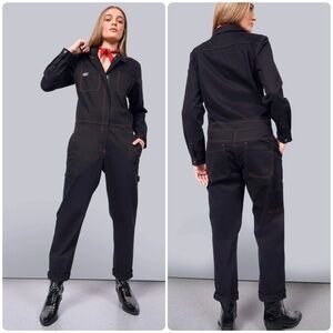 Wildfang The Essential Long Sleeve Coverall Black Size Large